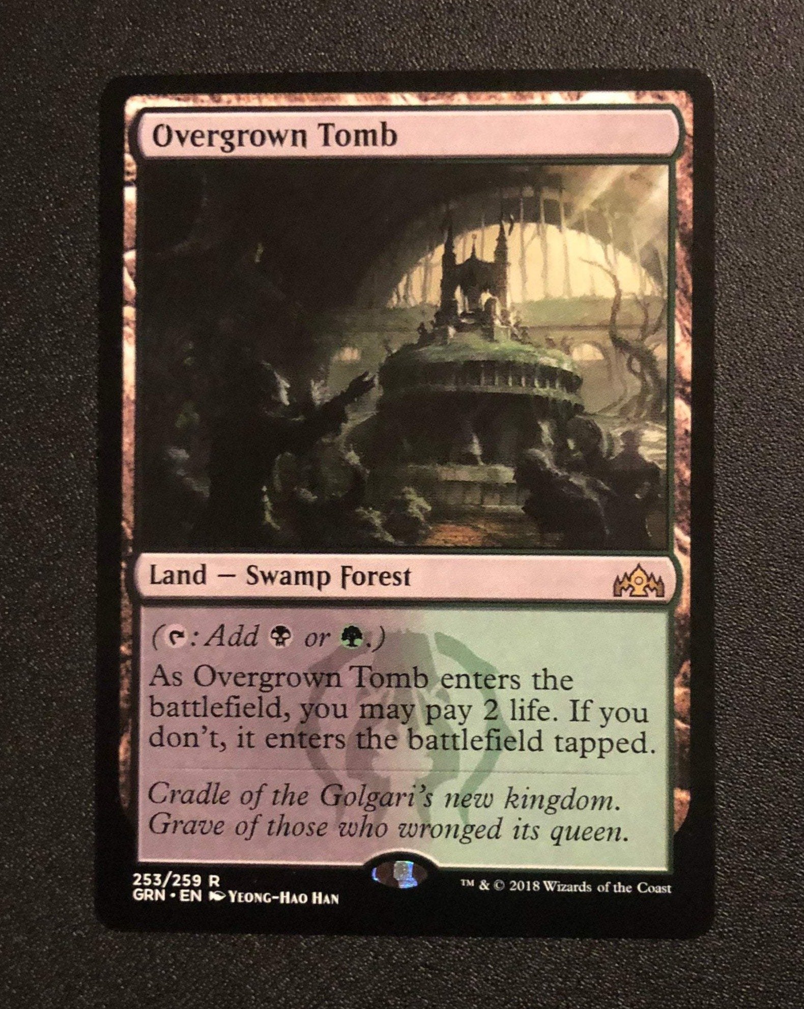 Overgrown Tomb MTG Proxy Return To Ravnica Proxy MTG