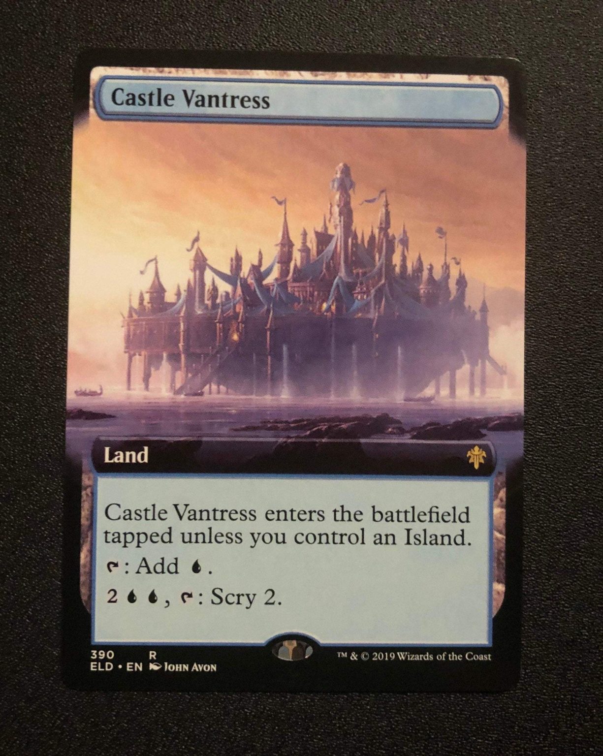 Castle Vantress (Showcase) - MtG Proxy Throne of Eldraine - Proxy MTG