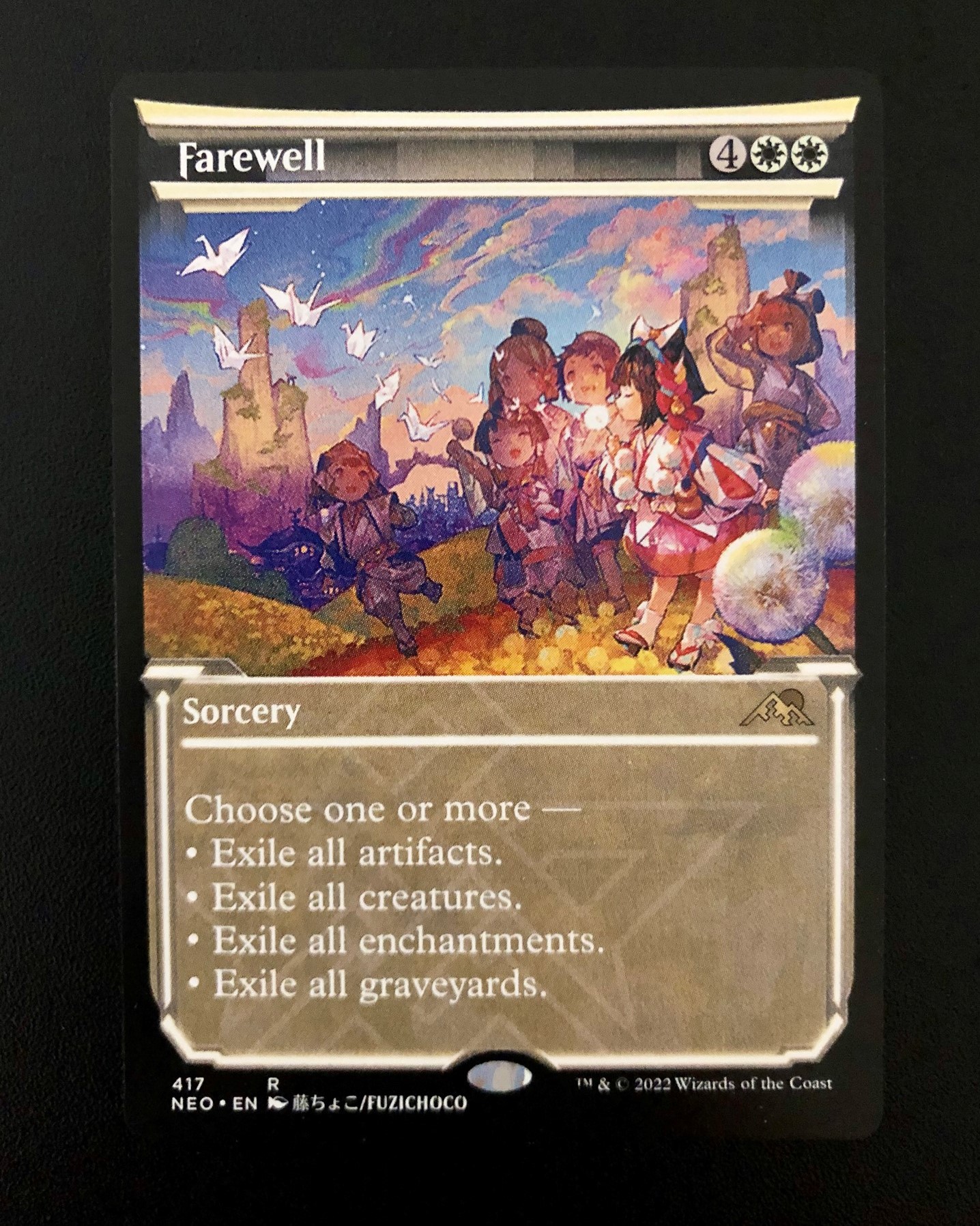 Farewell (Showcase) MtG Proxy Kamigawa Neon Dynasty Proxy MTG