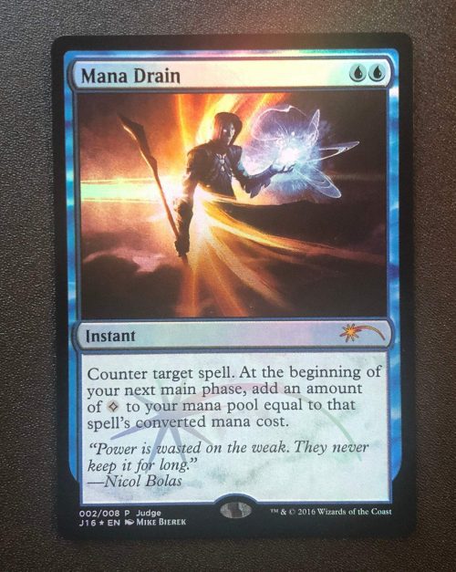 Mana Drain (FOIL) - MTG Proxy Judge Gift