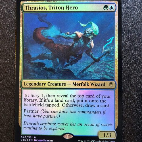 Thrasios, Triton Hero (FOIL) - MTG Proxy Commander