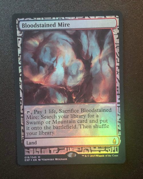 Bloodstained Mire (FOIL) - MTG Proxy Zendikar Expeditions