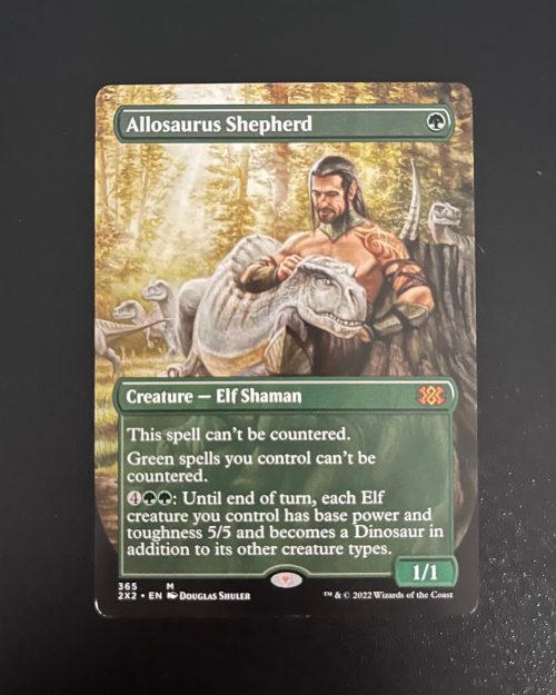 Allosaurus Shepherd (Borderless) - MTG Proxy Double Masters 2022