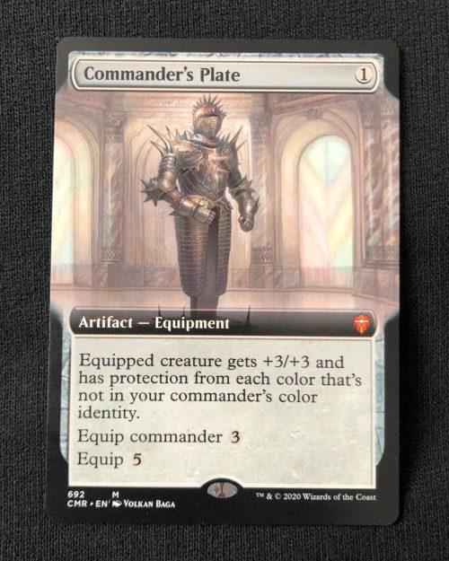 Commander's Plate (Showcase) - MTG Proxy Commander Legends