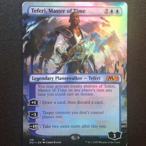 Teferi, Master of Time (FOIL Showcase) - MTG Proxy M21