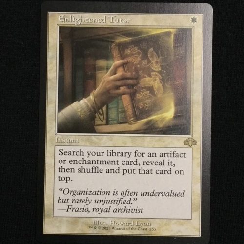 Enlightened Tutor (Retro Frame) - MTG Proxy Dominaria Remastered