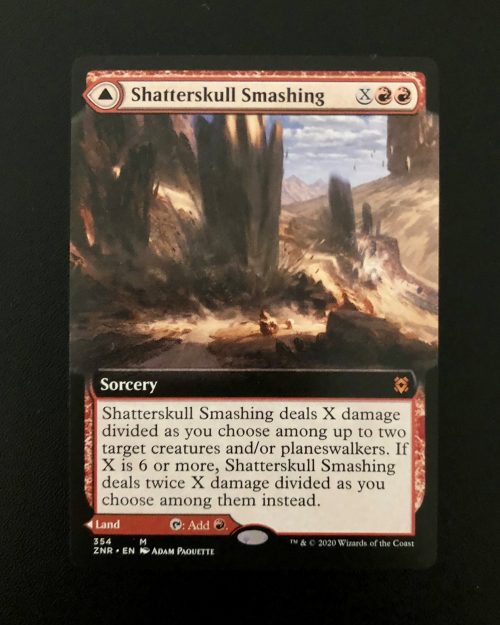 Shatterskull Smashing (Extended Art) - MTG Proxy Zendikar