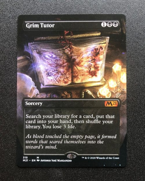 Grim Tutor (Showcase) - MTG Proxy M21