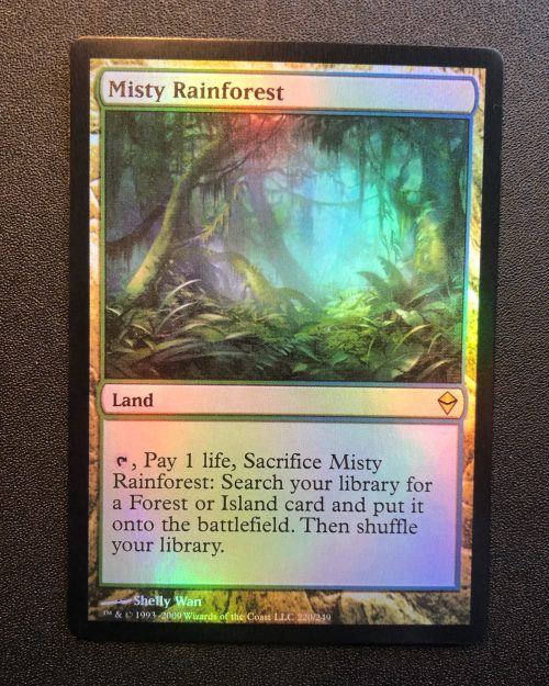 Misty Rainforest (FOIL) - MTG Proxy Zendikar