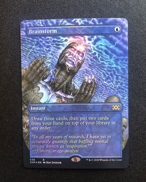 Brainstorm (FOIL Showcase) - MTG Proxy 2XM