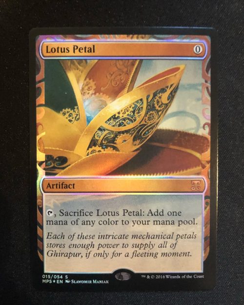 Lotus Petal (FOIL) - MTG Proxy Kaladesh Masterpiece