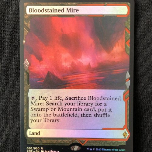 Bloodstained Mire (FOIL) - MTG Proxy Zendikar Rising Expedition
