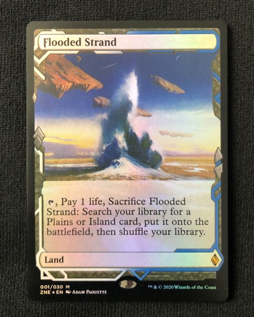 Flooded Strand (FOIL) - MTG Proxy Zendikar Rising Expedition