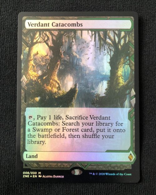 Verdant Catacombs (FOIL) - MTG Proxy Zendikar Rising Expedition