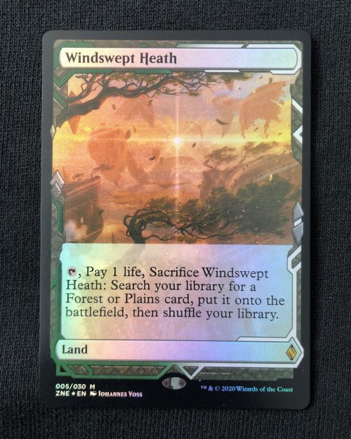 Windswept Heath (FOIL) - MTG Proxy Zendikar Rising Expedition