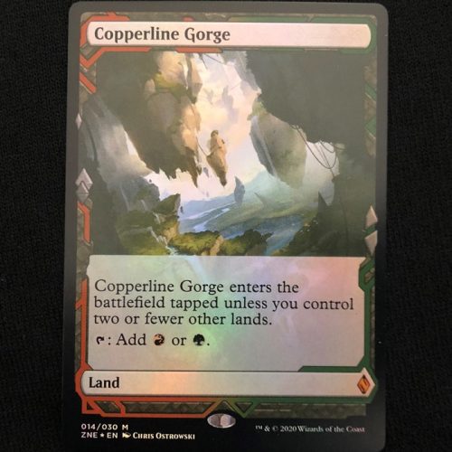 Copperline Gorge (FOIL) - MTG Proxy Zendikar Rising Expeditions