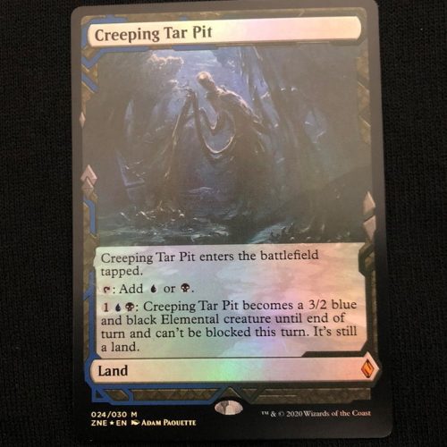 Creeping Tar Pit (FOIL) - MTG Proxy Zendikar Rising Expeditions