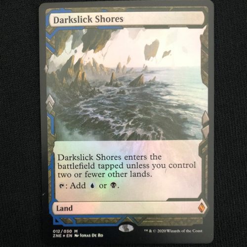 Darkslick Shores (FOIL) - MTG Proxy Zendikar Rising Expeditions