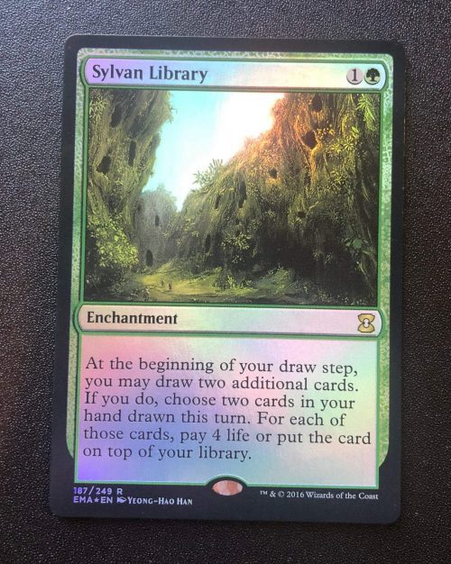 Sylvan Library (FOIL) - MTG Proxy Eternal Masters