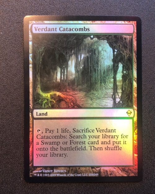 Verdant Catacombs (FOIL) - MTG Proxy Zendikar