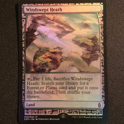 Windswept Heath (FOIL) - MTG Proxy Zendikar Expeditions
