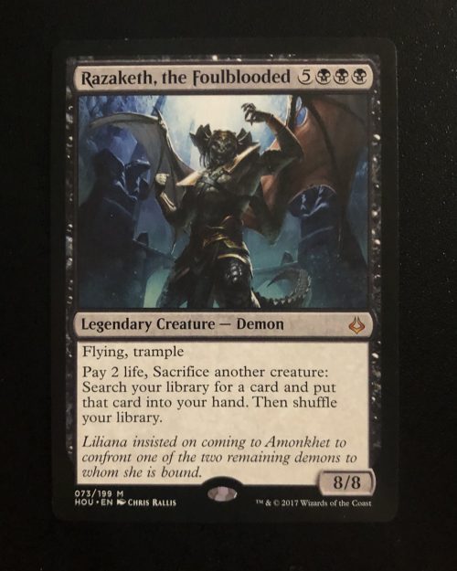 Razaketh, the Foulblooded - MTG Proxy Hour of Devastation