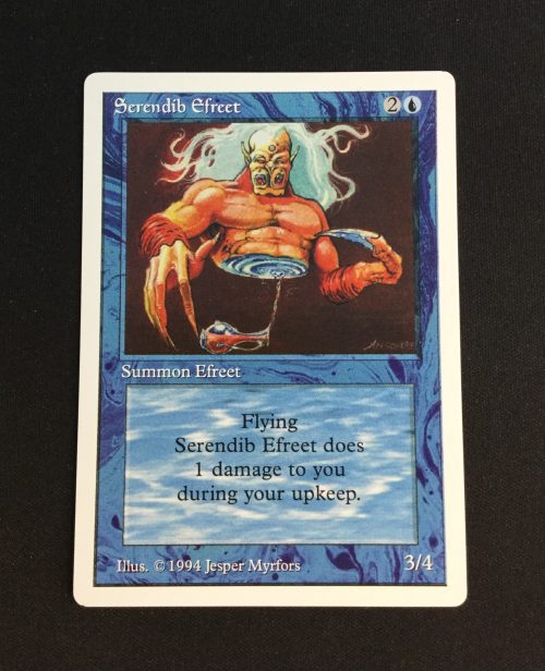 Serendib Efreet - MTG Proxy Summer Magic Revised