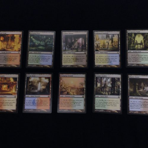 Shock Land Set - MTG Proxy Non Holo Stamp