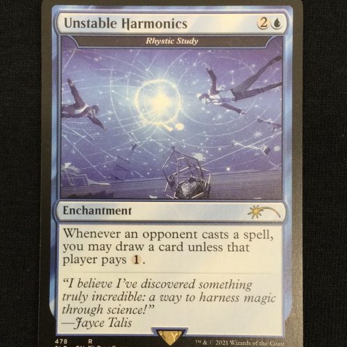 Unstable Harmonics - Rhystic Study - MTG Proxy SLD