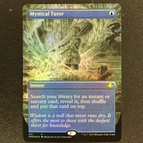 Mystical Tutor (FOIL Borderless) - MTG Proxy Dominaria Remastered