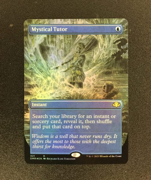 Mystical Tutor (FOIL Borderless) - MTG Proxy Dominaria Remastered