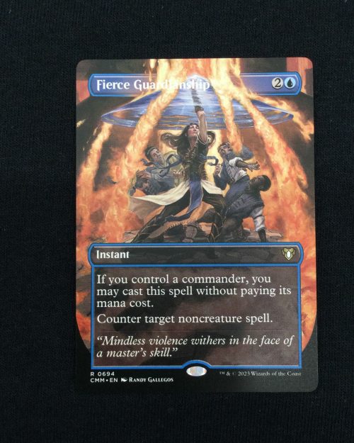 Fierce Guardianship (Borderless) - MTG Proxy Commander Masters