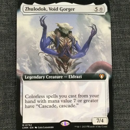 Zhulodok, Void Gorger (Extended Art) - MTG Proxy Commander Masters