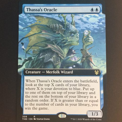 Thassa's Oracle (Extended Art)- MTG Proxy Theros Beyond Death