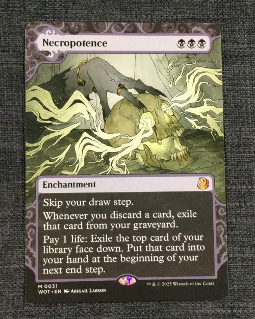 Necropotence - MTG Proxy Wilds of Eldraine: Enchanting Tales