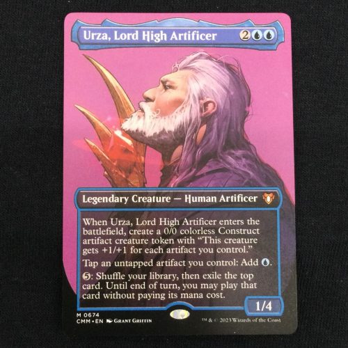 Urza, Lord High Artificer (Borderless) - MTG Proxy Commander Masters