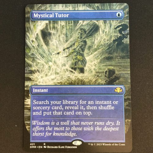 Mystical Tutor (Borderless) - MTG Proxy Dominaria Remastered