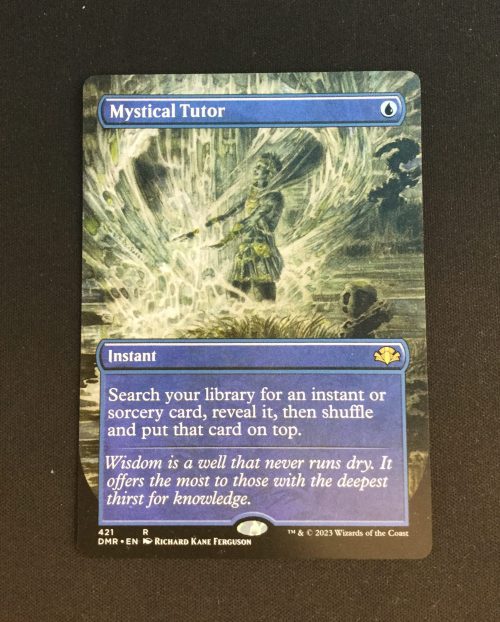 Mystical Tutor (Borderless) - MTG Proxy Dominaria Remastered