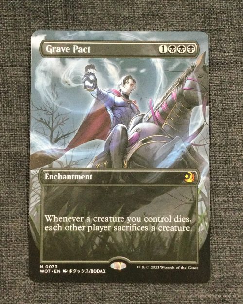 Grave Pact (Anime Borderless) - MTG Proxy Wilds of Eldraine: Enchanting Tales