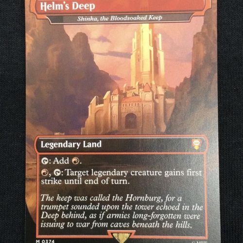 Helm's Deep - Shinka, the Bloodsoaked Keep - MTG Proxy Commander: The Lord of the Rings: Tales of Middle-earth