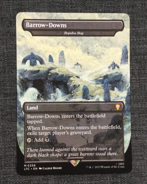 Barrow-Downs - Bojuka Bog - MTG Proxy Commander: The Lord of the Rings: Tales of Middle-earth