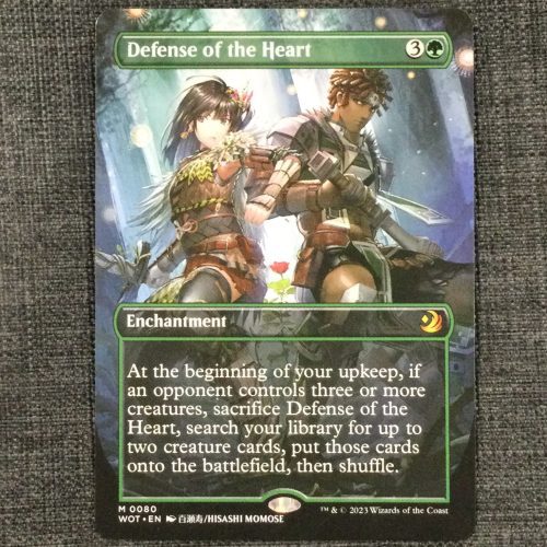 Defense of the Heart (Anime Borderless) - MTG Proxy Wilds of Eldraine: Enchanting Tales