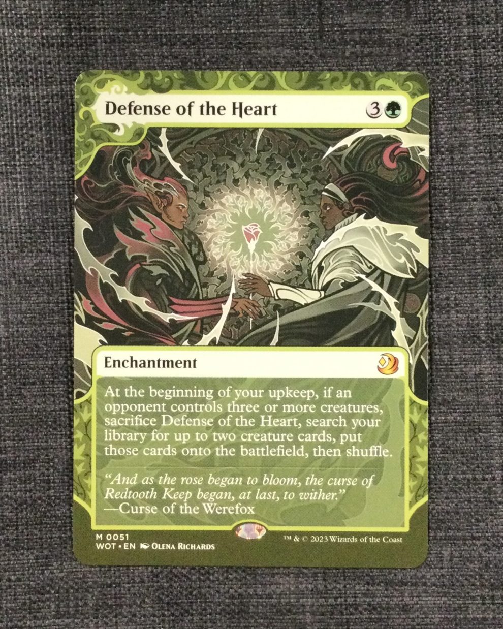 Defense of the Heart - MTG Proxy Wilds of Eldraine: Enchanting Tales ...