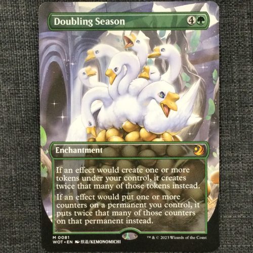 Doubling Season (Anime Borderless) - MTG Proxy Wilds of Eldraine: Enchanting Tales