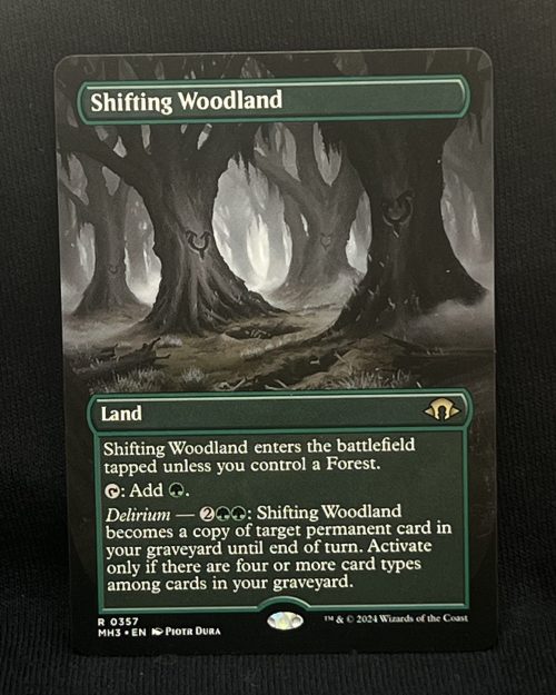 Shifting Woodland (Borderless) - MTG Proxy Modern Horizons 3