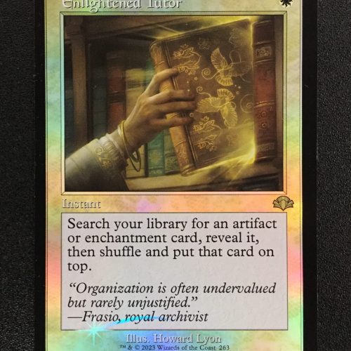Enlightened Tutor (FOIL Retro Frame) - MTG Proxy Dominaria Remastered