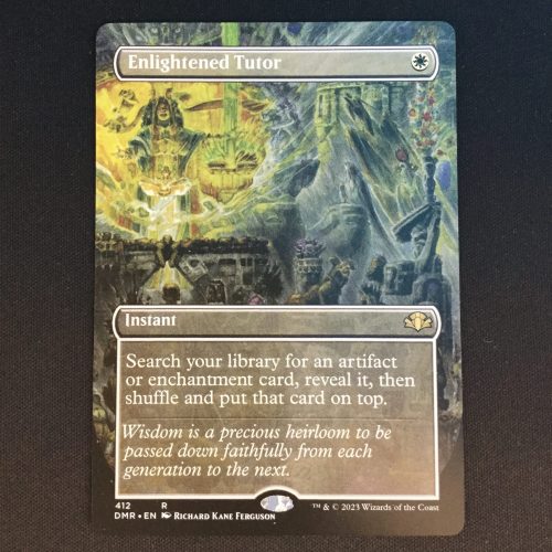 Enlightened Tutor (Borderless) - MTG Proxy Dominaria Remastered