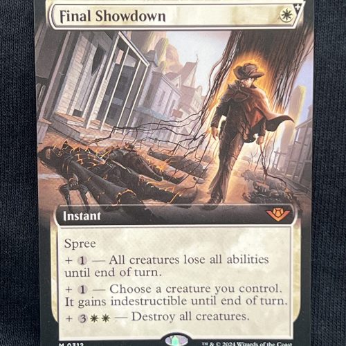 Final Showdown (Extended Art) - MTG Proxy Outlaws of Thunder Junction