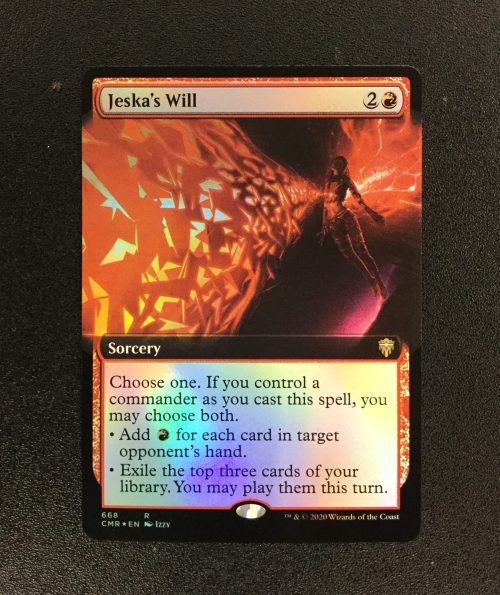 Jeska's Will (FOIL Extended Art) - MTG Proxy Commander Legends