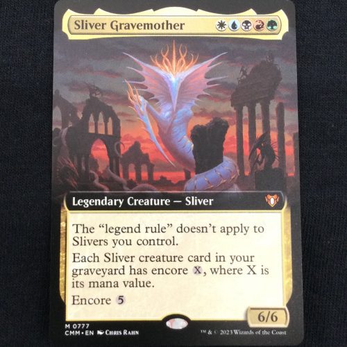 Sliver Gravemother (Extended Art) - MTG Proxy Commander Masters